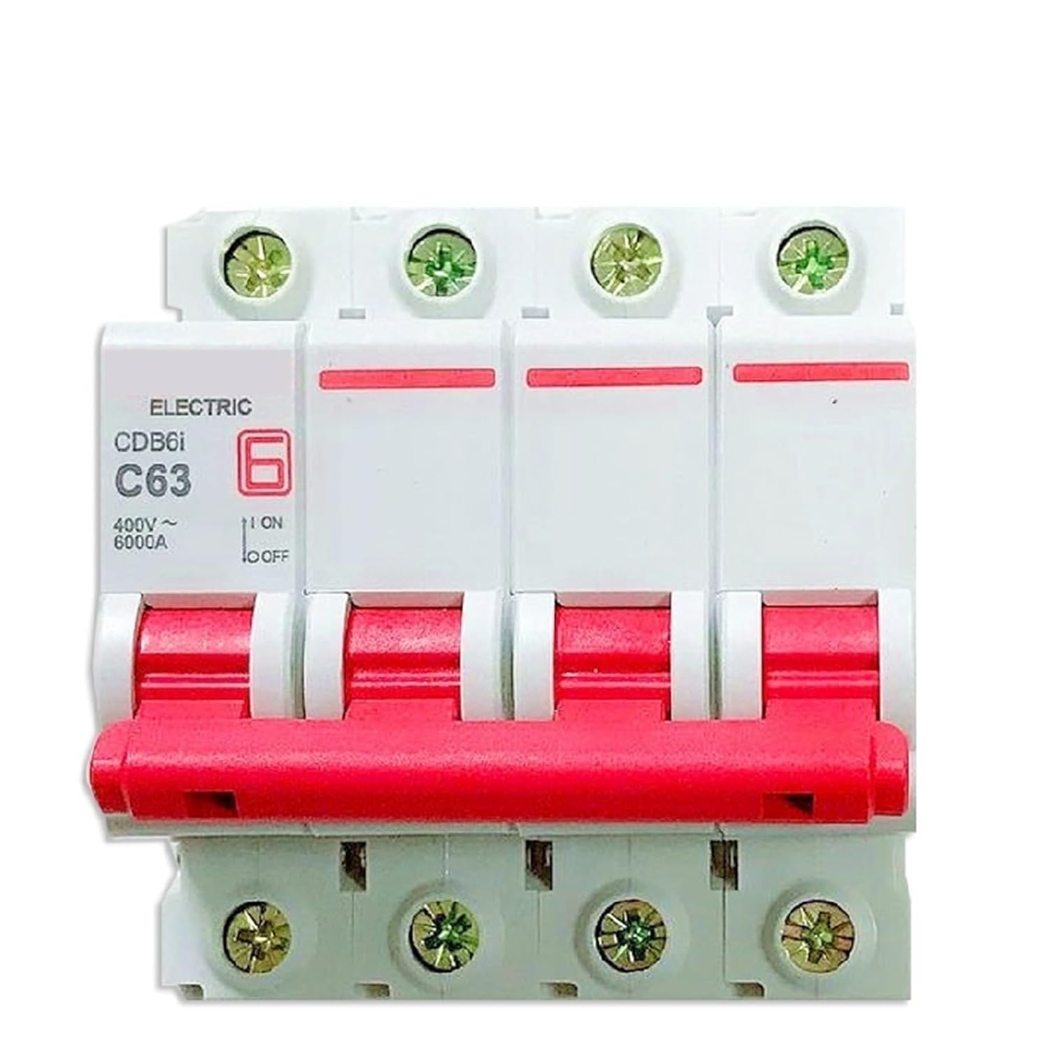 Disjoncteur miniature CDB6i 4P Type C 10A 230V 400V pour tableau électrique - 3