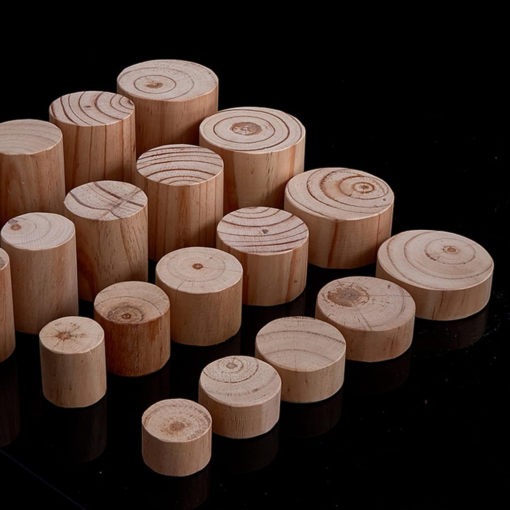 4 Elevadores de Sofá Madera Maciza, Muebles Resistentes, Patas Soporte for Cama, for Mesa, Silla(10 x 15cm)