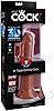 King Cock Plus 8 Triple Density Cock - Brown