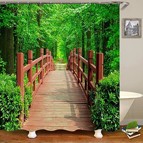 Rideau de douche 180x200cm KnSam en polyester imperméable - 2