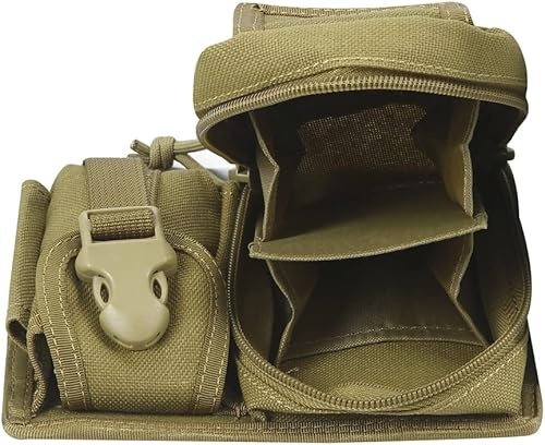 Miniatura 3 de Bolsa táctica EDC Molle Cinturón Cintura Gadget Bolsa de herramientas Compacto Utilidad Bolsa 1000D Nylon