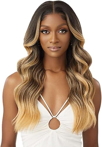 Outre Lace Front Wig - Perfect Hair Line 13X6 - Moniece (DRFF2/DARK HONEY MELT)