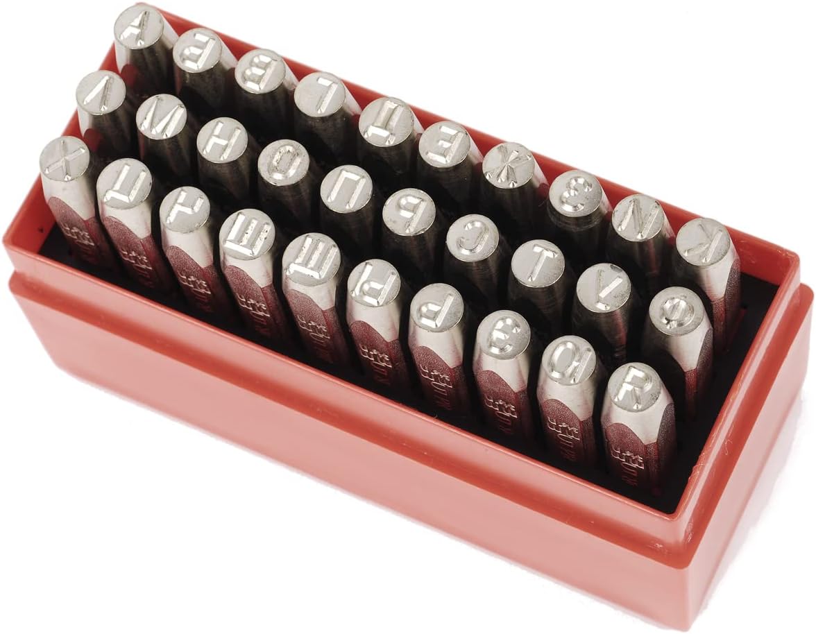 Pryor Cyrillic RUS30030 Cyrillic Premium Hand Stamp Letter Set, 1/8 Character Size, 3.0 mm