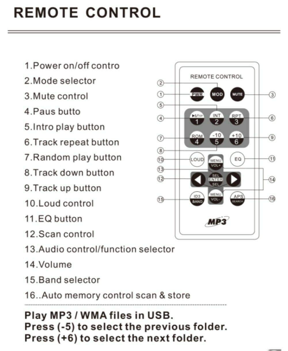 PIMAR Kit stereo z głośnikami 150 WATT radio Bluetooth USB pilot łódź