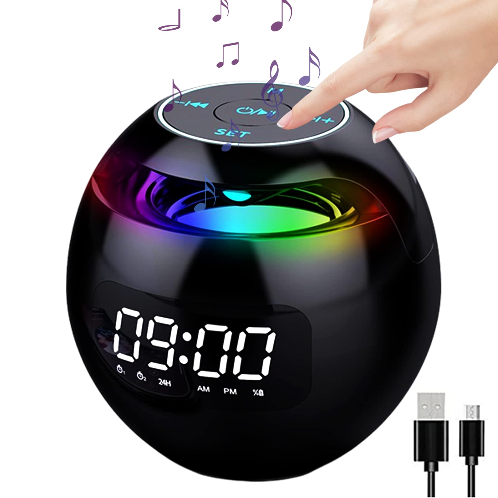 Haut-parleur Bluetooth nomade pour illuminer vos réveils au bureau et à la maison