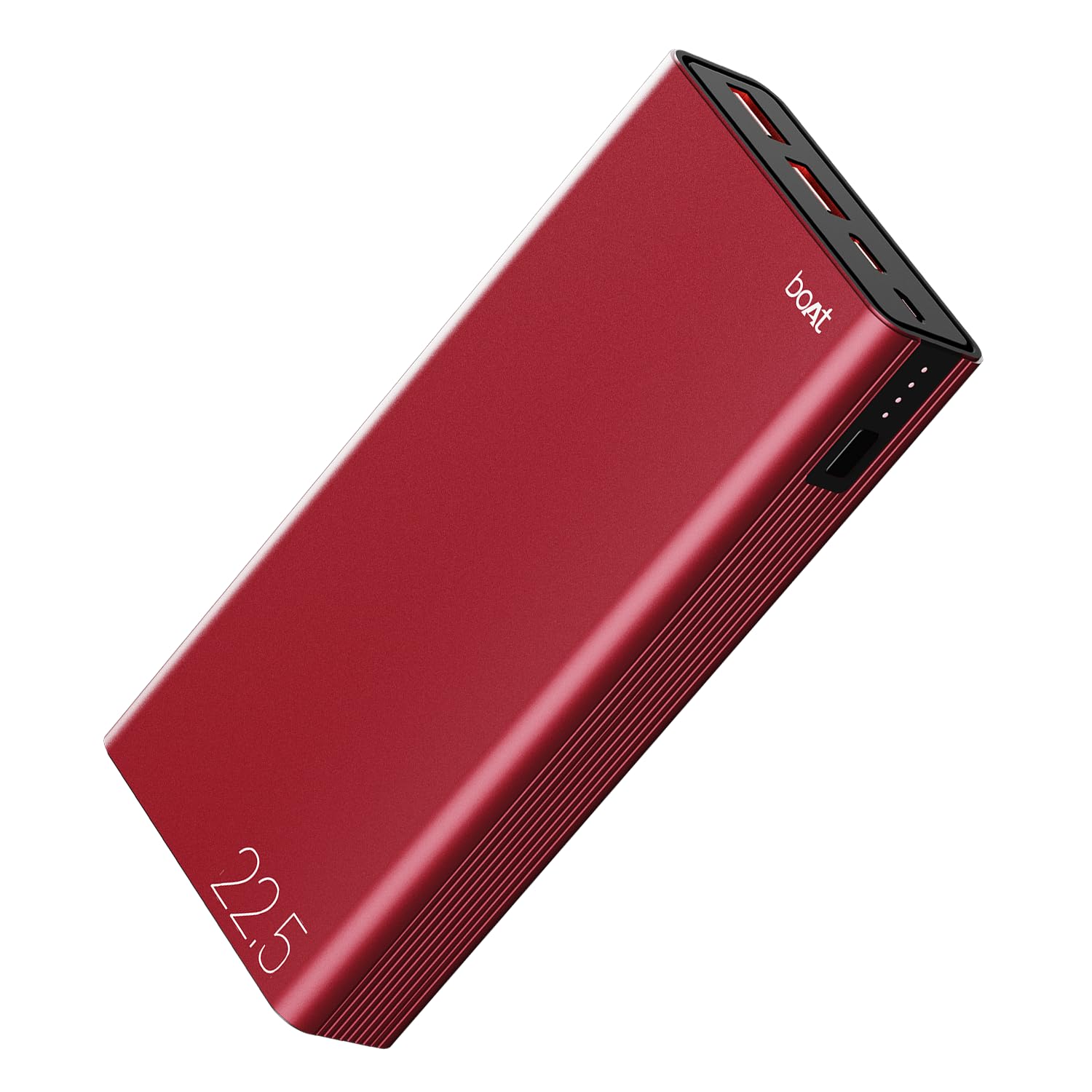 Boat (2026 Launch) Energyshroom PB401 20000 mAh 22.5W Fast Charging Power Bank (4X Output Ports, Supports Android, iPhone, Tablets, Earbuds, etc.), USB Type C (Garnet Red)-image-21