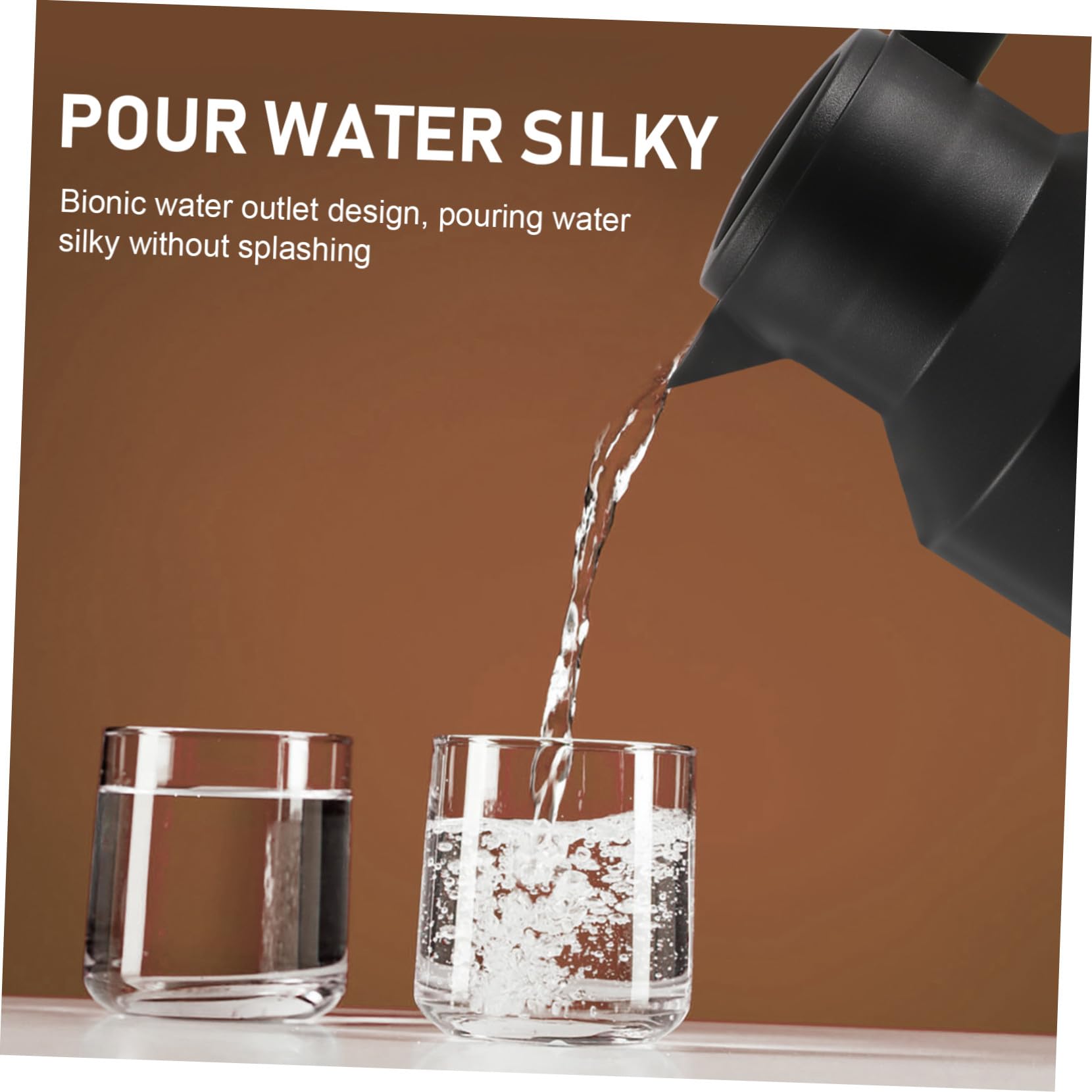 Bouilloire Thermique Verre avec Isolation Sous Vide Maintien Chaud Longue Durée pour Maison et Bureau Design Léger et Compact Usage pour Eau Thé et Café