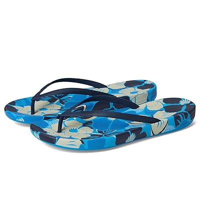 FitFlop Iqushion Flowerz Ergonomic Flip Flops Women