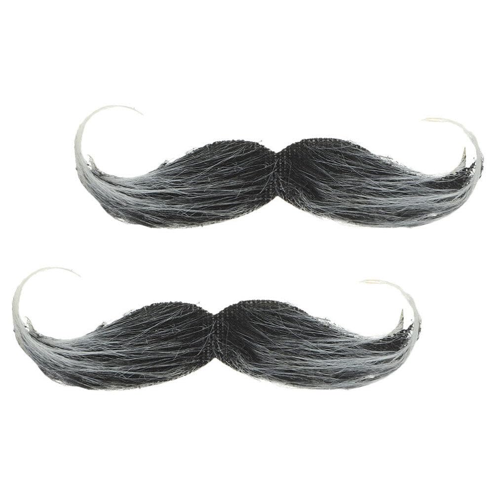 2 Piezas Novedad Bigotes Disfraz Halloween Bigote Vestir | Envío Gratis