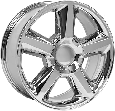 OE Wheels LLC CV83-20085-6550-31C Chrome Wheel Painted 20 x 8.5 inches /6 x 139 mm, 31 mm Offset