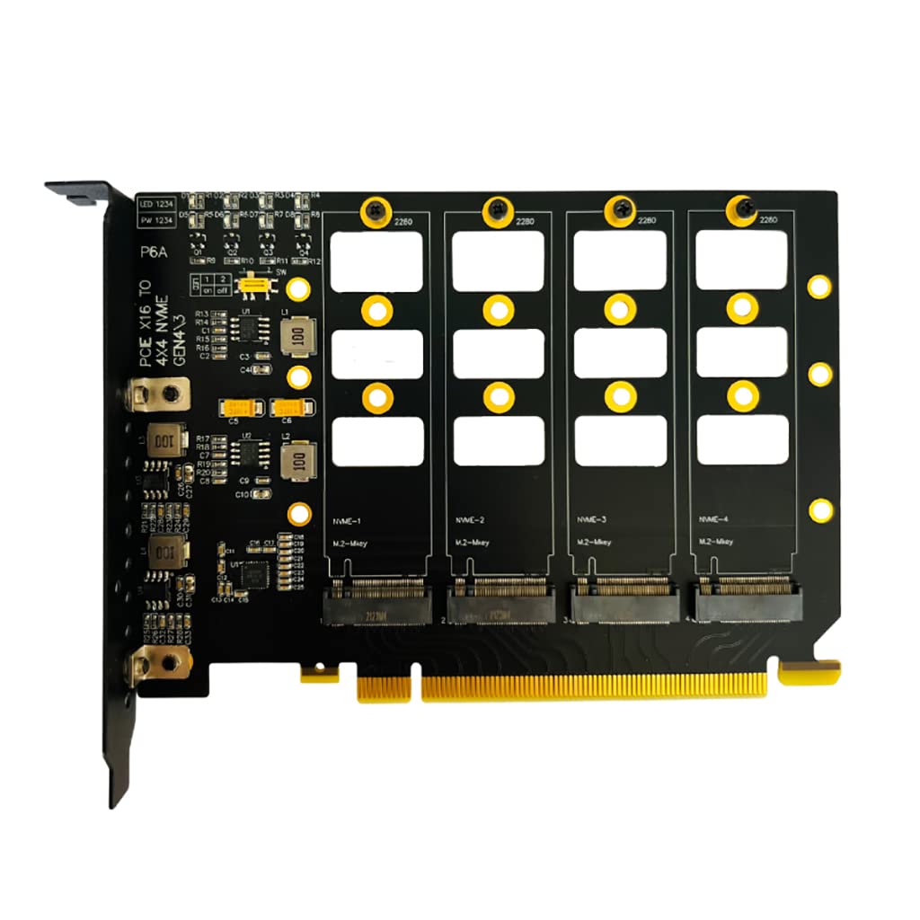 Amazon.com: XT-XINTE Tarjeta de expansión PCI-E 4.0 4x4 a M.2 de 4