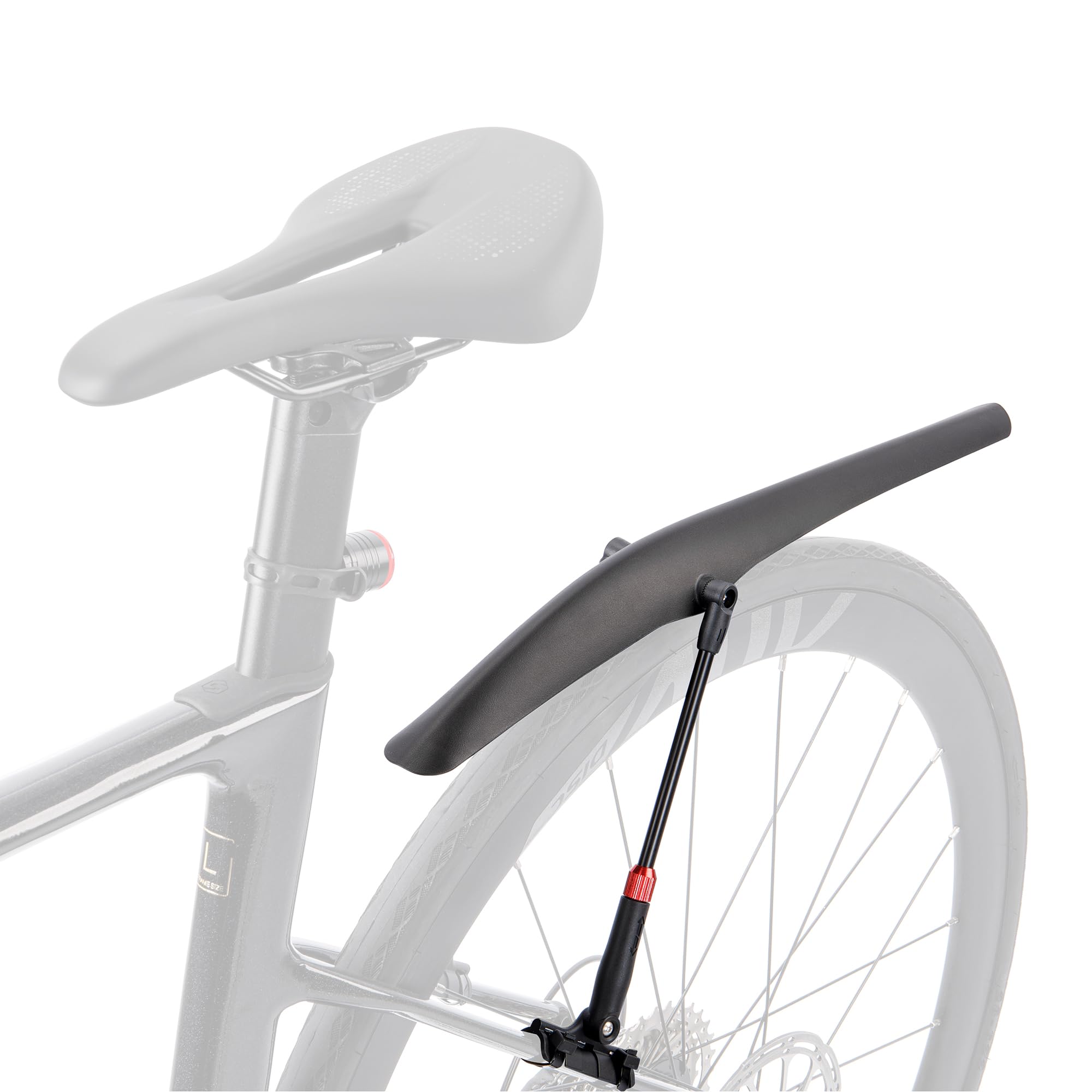 Set di parafanghi per bicicletta, universale, rapido smontaggio della bicicletta, in plastica ad alte prestazioni, per protezione da spruzzi d'acqua da 24 – 29 pollici