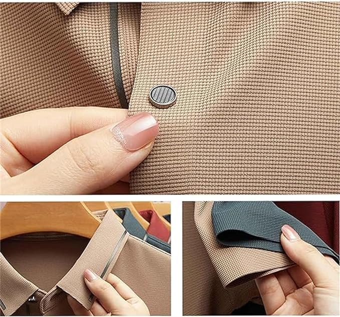 Shirts for Men, Polo Shirt, Fashion Casual Golf Shirts, Slim Fit Short Sleeve Button Polo (4XL,04)