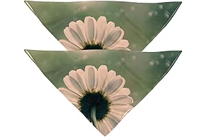 2 Pack Partysu Dog Bandana Flower Girl Boy Pet Bibs Dog Scarf...
