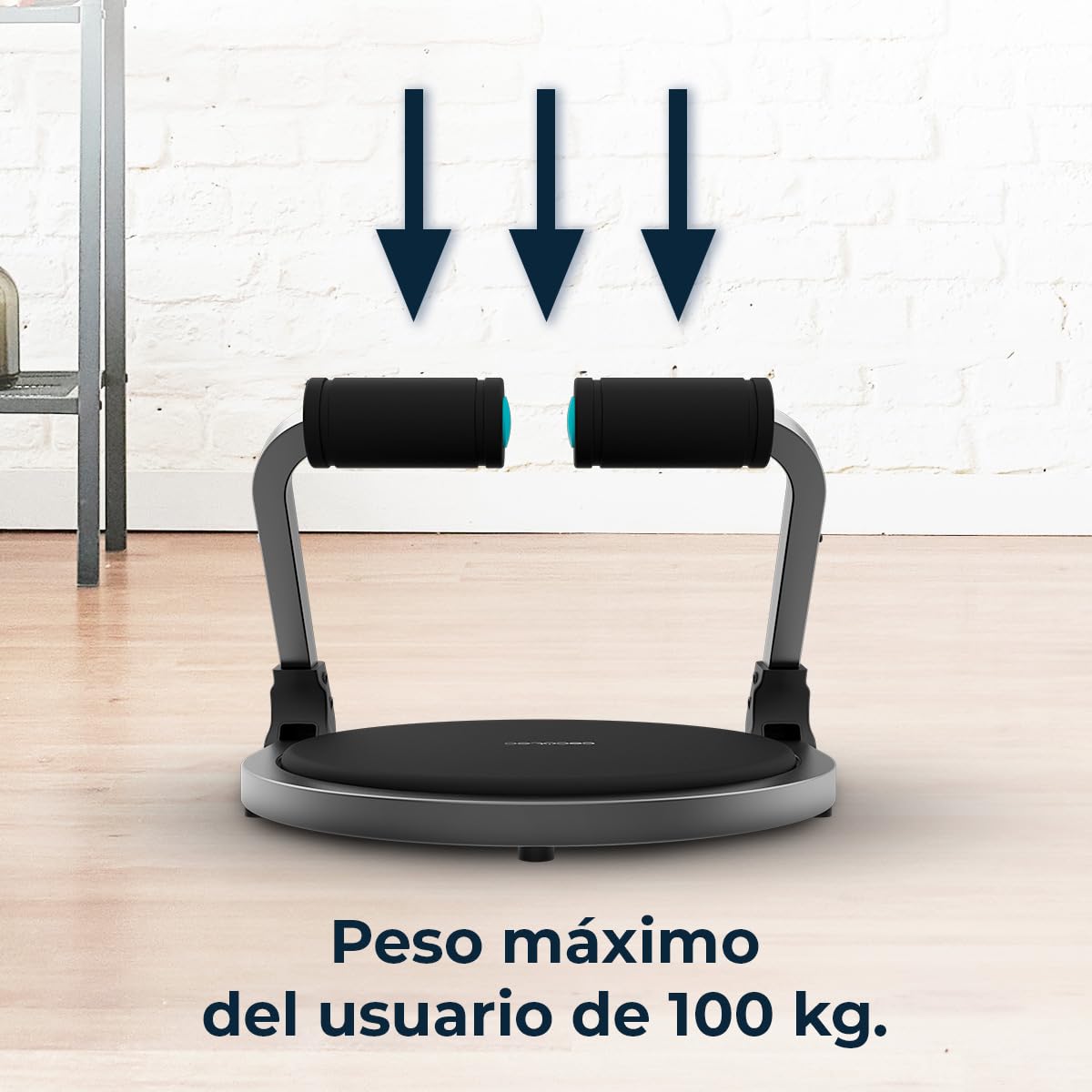 Cecotec Plataforma Multiejercicios Drumfit MultiTrain 6000. 6 Tipos de Ejercicios en 1 Plataforma, Sistema de Rebote Asistido, 4 Niveles de Intensidad, Antideslizante y Resistente, Plegable