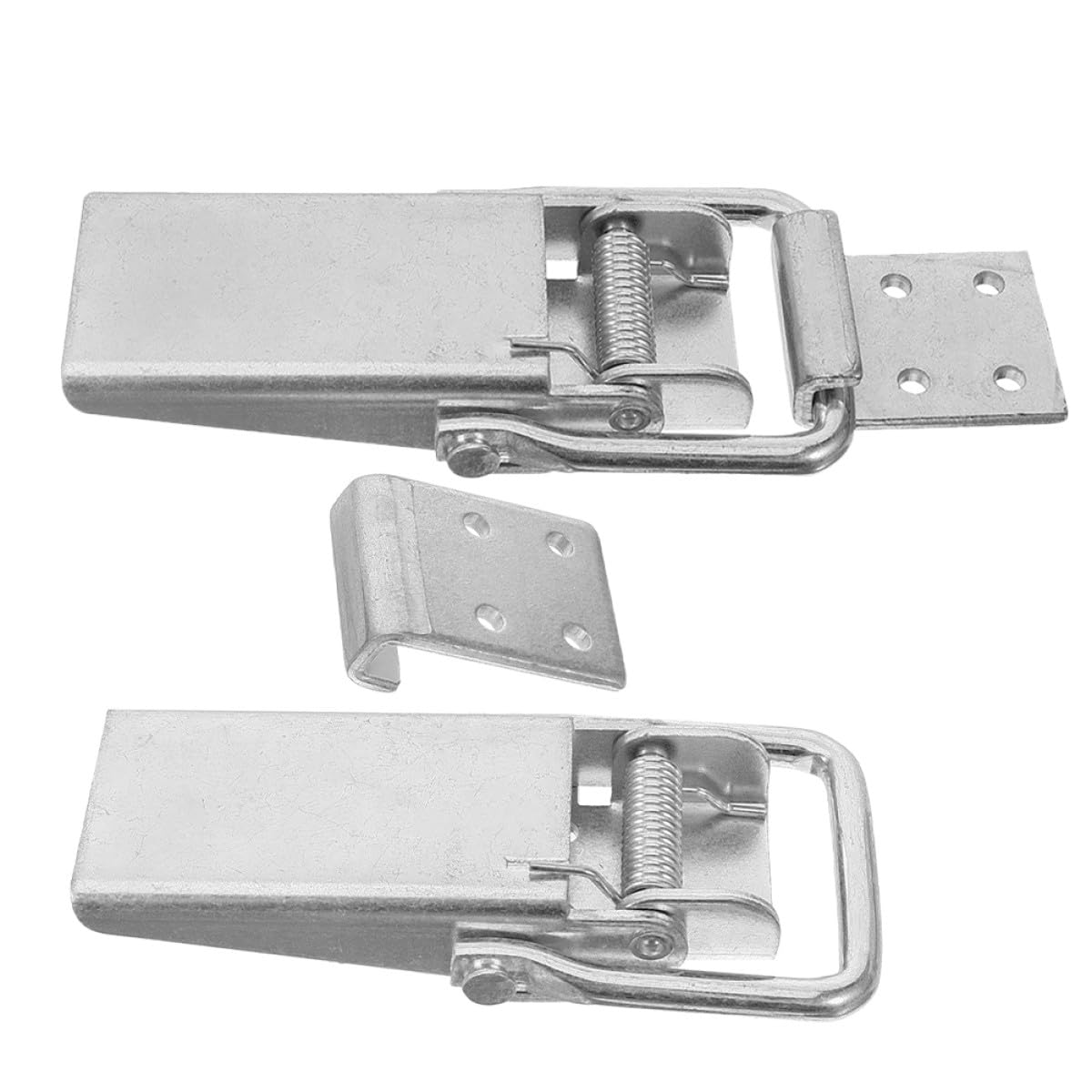 DOITOOL Pestillo de Resorte para Puerta de Remolque 2 Unidades Acero Inoxidable Alta Resistencia Cierre Seguro Accesorio para Caravanas y Camiones Compartimento de Carga