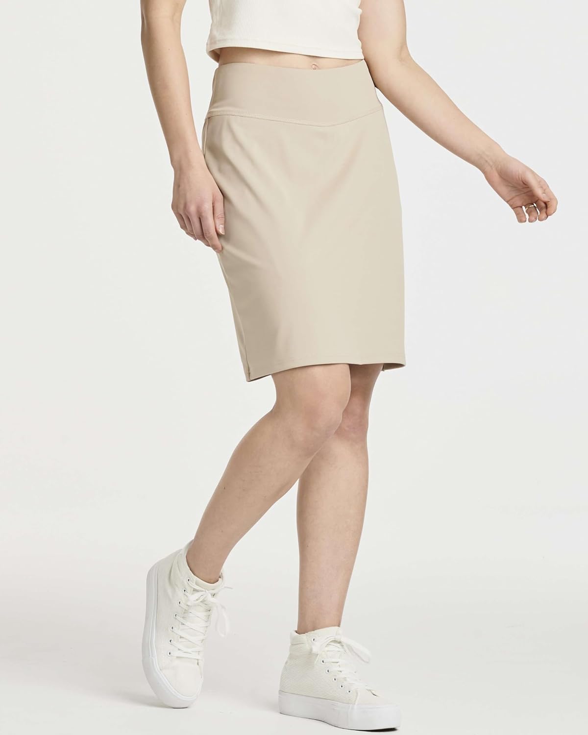 Real Essentials 3 Pack: Women's 20" Golf Skirts Knee Length Skorts Athletic Long Active Casual Pockets (Available in Plus) - Image 2