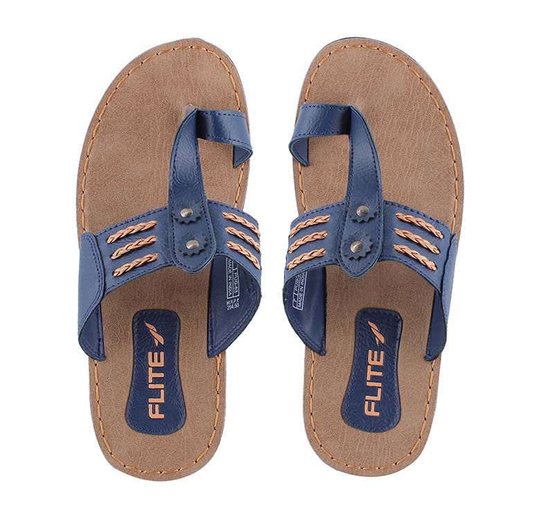 Buy FLITE Slippers for Men/Kohlapuri Slippers for Men/Sandals For Men/Flip  Flop For Men (Blue, numeric_6) at Amazon.in