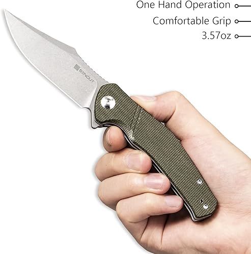 Miniatura 7 de SENCUT Sachse & Episodio Navaja de bolsillo plegable para EDC