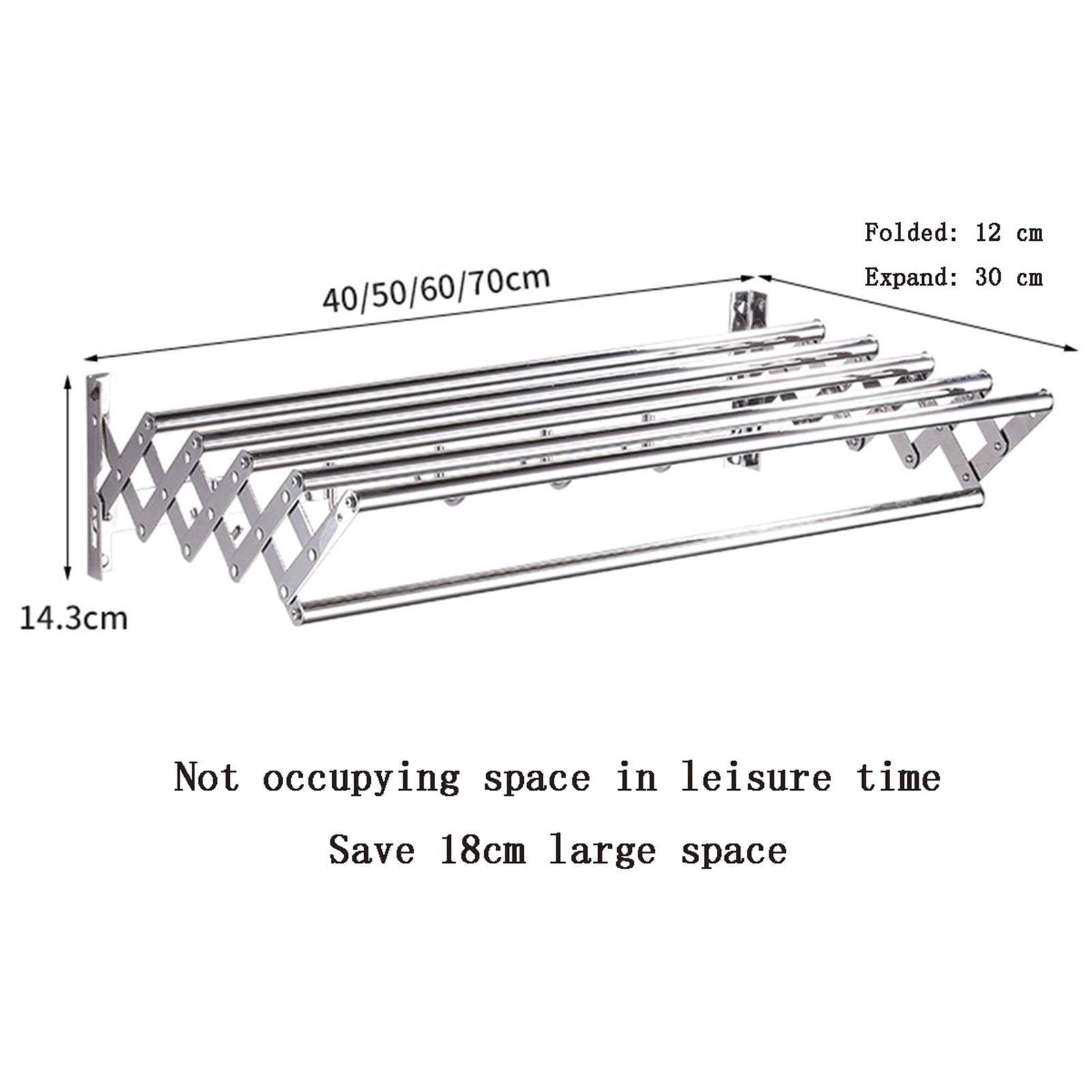 Tendedero Tender Pared Extensible Aluminio 60 Cm Reforzado En Venta En
