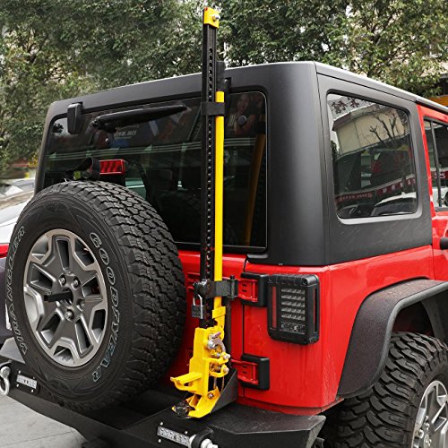 Auxmart High Lift Jack Mount Rear High Lift Jack Mount For 2007 2008 2009 2010 2011 2012 2013 2014 2015 2016 2017 Jeep Wrangler Jk Off-Road #TOP5