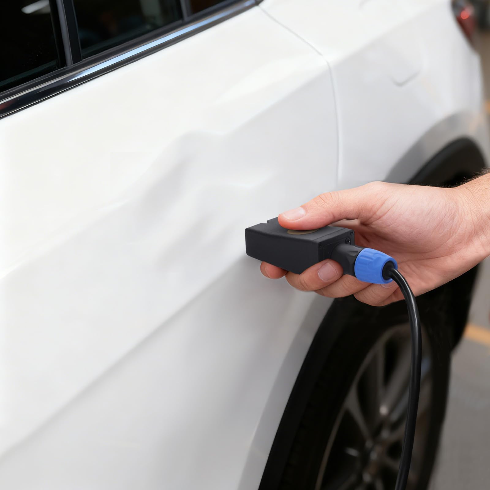 Estrattore per ammaccature a induzione da 800 W, potenza e riscaldamento regolabili, strumento di riparazione per ammaccature dell'auto senza vernice, per carrozzeria, fai da te, riscaldamento