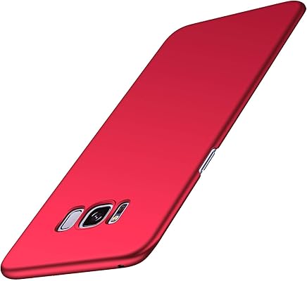 Arkour Funda Galaxy S8, Minimalista Ultra Delgado Ligera Carcasa con Liso Superficie Mate Estuche Plastico R?gido Cover Case para Samsung Galaxy S8 (Rojo Liso) Arkour Funda Galaxy S8, Minimalista Ultra Delgado Ligera Carcasa con Liso Superficie Mate Estuche Plastico R?gido Cover Case para Samsung Galaxy S8 (Rojo Liso)