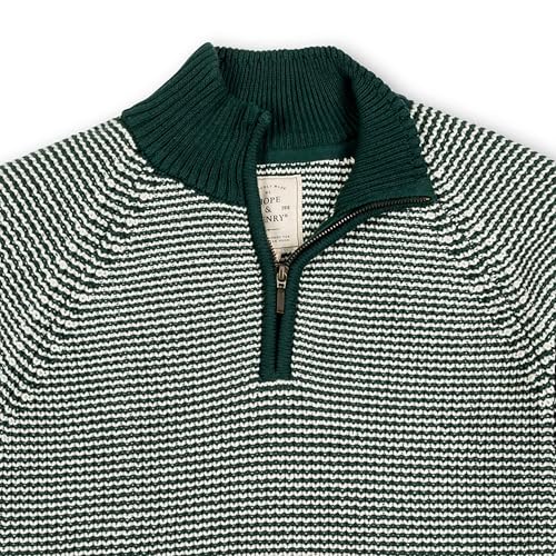Image of Hope & Henry Men's Half Zip Pullover Sweater