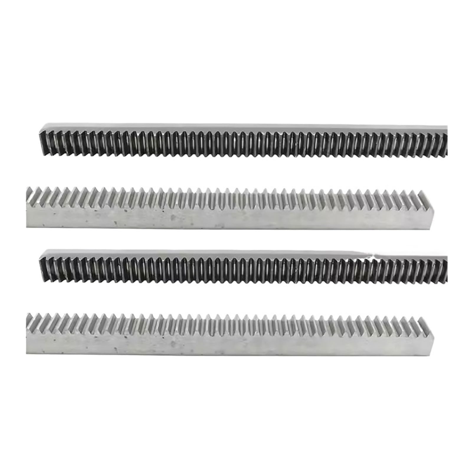 Cremagliera lineare dritta in acciaio ad alta dure Lunghezza 500mm 1000mm 4pz Cremagliera a denti dritti 2.5/3Modulus Cremagliera for macchinari industriali Cremagliera quadrata(2.5M 20x20-1000mm)