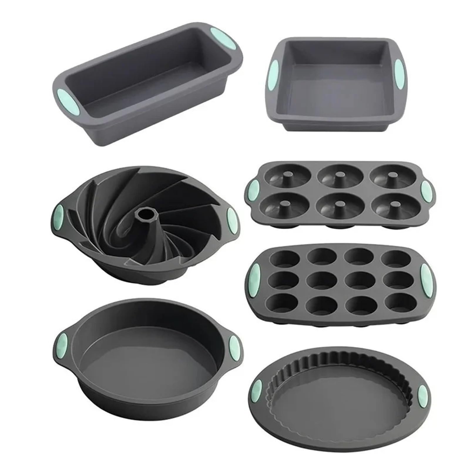 Generisch Silikon-Brot-Muffin-Form, hitzebeständig, for den Ofen, antihaftbeschichtet, for die Küche, Backformen, Kuchen-Set, Gebäck, Backen, Laib-Werkzeug(004)