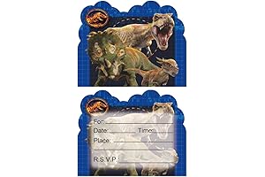 Taimowei Dinosaur Birthday Party Invitation Cards