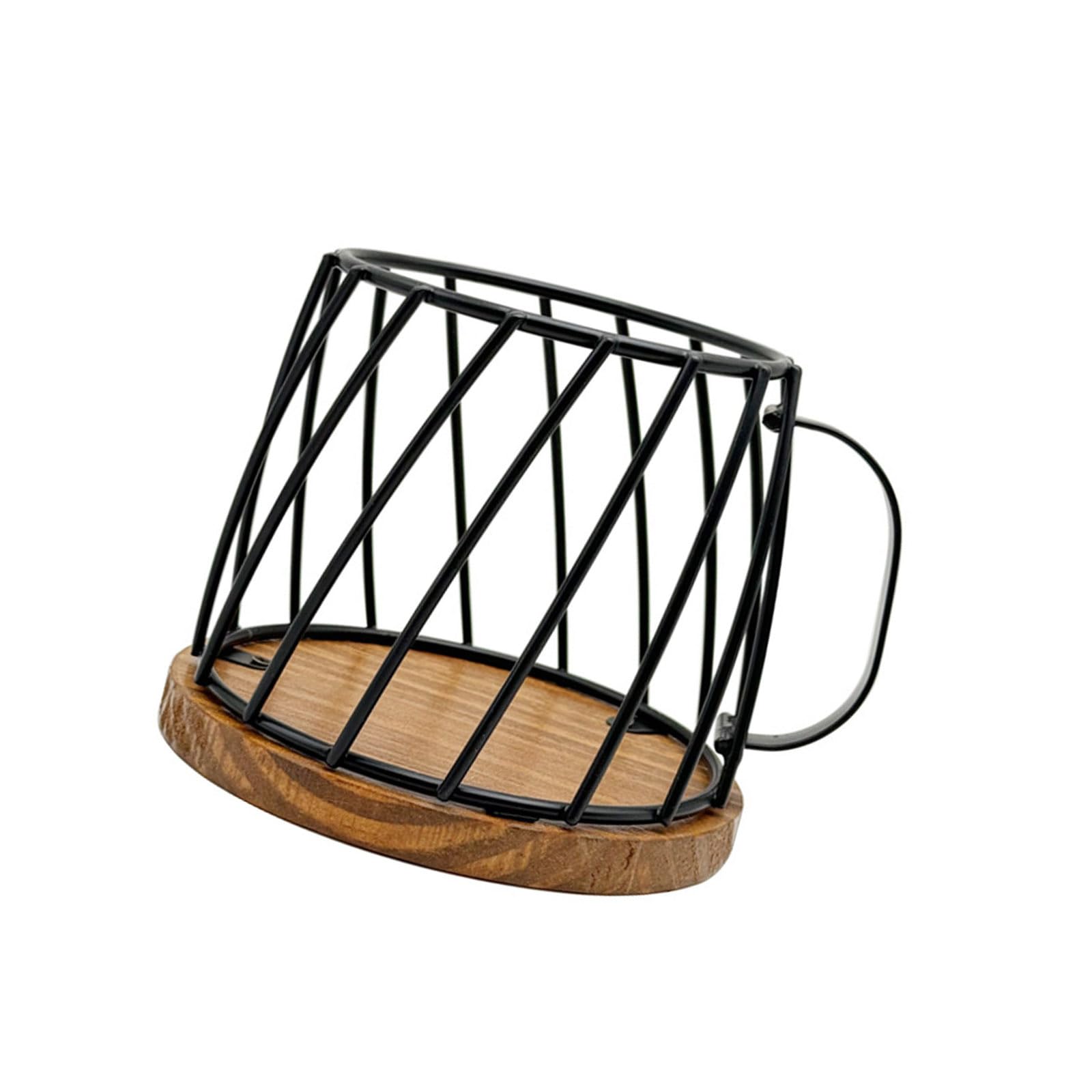 NEWFT Practical Sturdy Coffee Storage Basket with Covers Home Decoration for Neat Arrangement of Coffee Accessories Use Accessories Holder