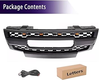 Amazon.com: ACUNTCTO Front Grille Compatible with 2009-2016