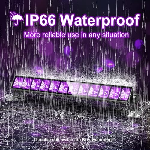 Yiayetog 40W Led Black Light Bar, Black Lights Light Up 4000Ft² thumb #3