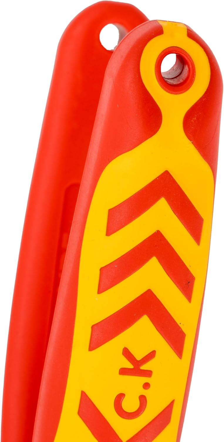 C.K RedLine 2025 Edition VDE CombiCutter 3 MAX, 180 mm German Electrical Wire Cable Side Cutter, Stripper, Bender, Screw Shear, Heavy Duty Electrician Croppers, Electricians Snips CK Tools T39083A 180