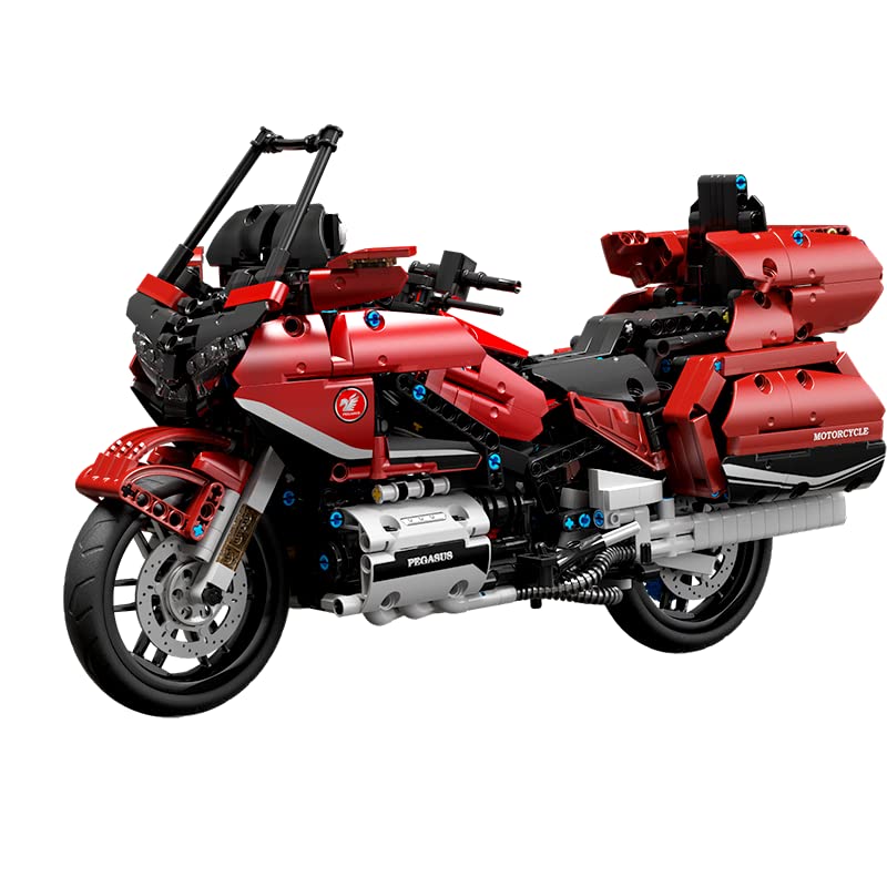 litodinogo TGL T3041 Klemmbausteine Technik klassisches Motorrad Spielzeug Bausteine Bausatz, Fahrzeug-Set…