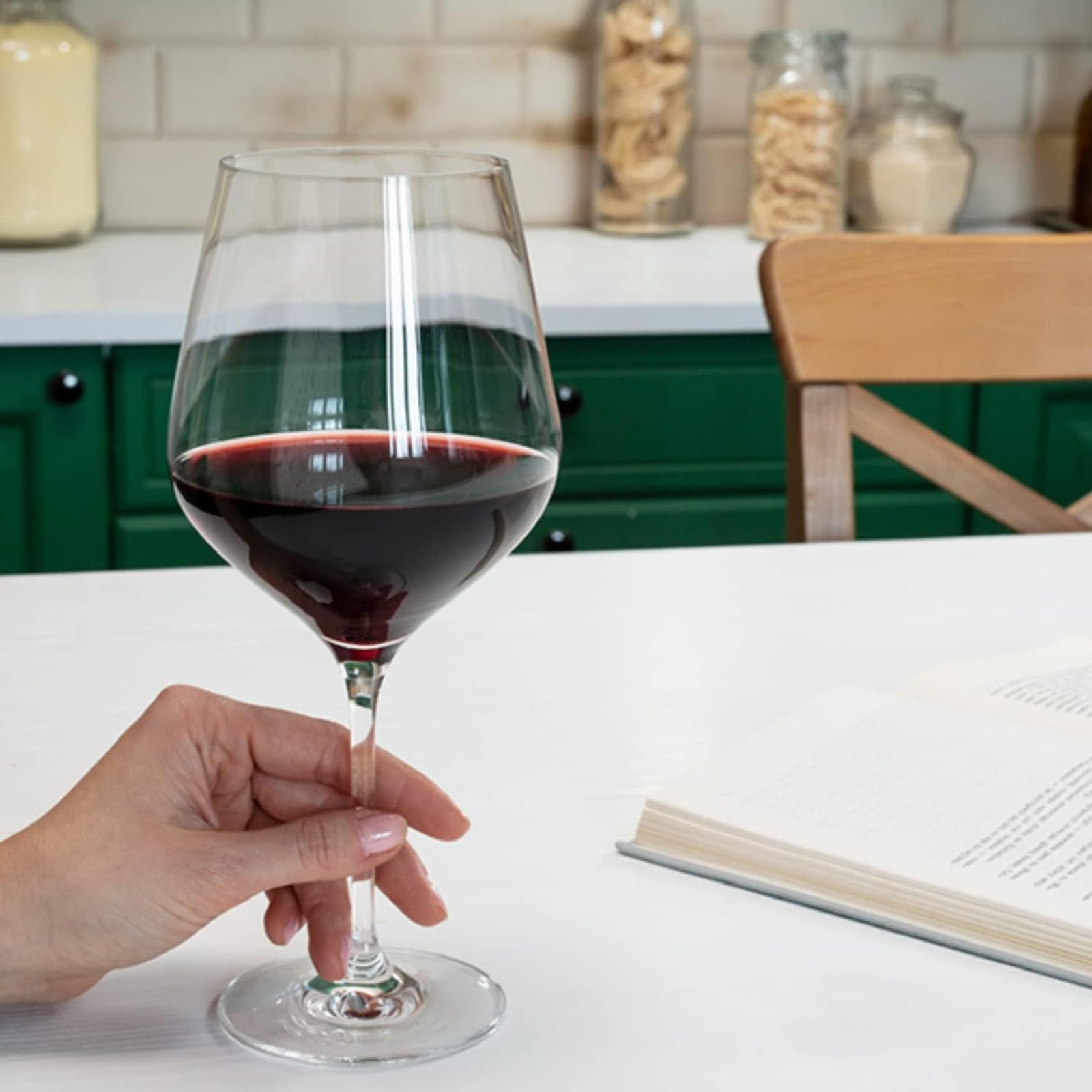 Krosno Red Wine Glass - Set Of 6 350ml - Venezia Collection