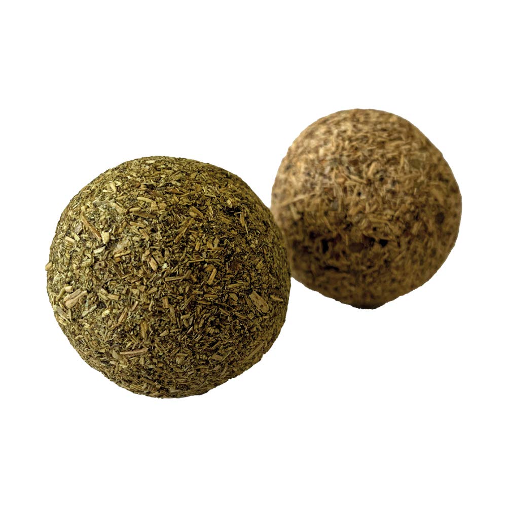 Croci Euphoria - Pelota de Gato y silvervine para Gatos, Comestible, 2 Unidades