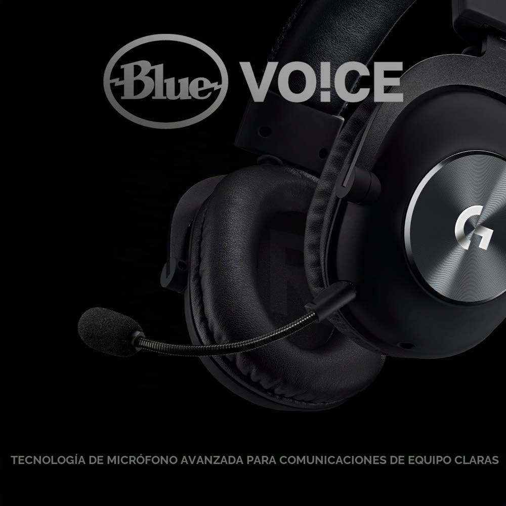 Logitech G Pro X Auriculares Gaming con Cable y Micrófono con Blue Vo!CE, DTS Headphone:X 7.1 & 203 LIGHTSYNC Ratón USB Gaming con Iluminación RGB Personalizable, 6 Botones Programables