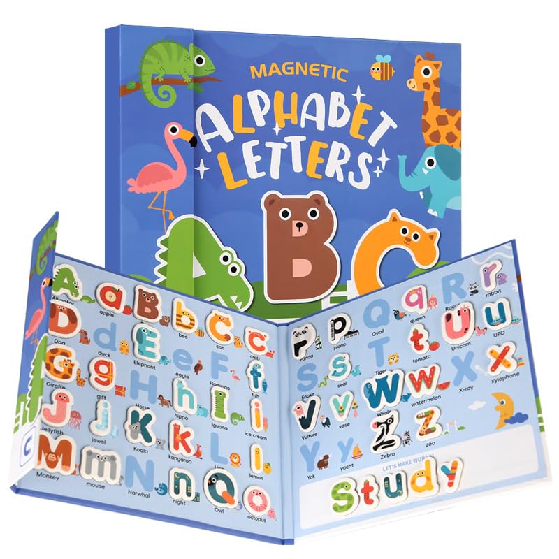 Amazon.co.jp: 知育玩具 英語 アルファベット マグネットブック ABC