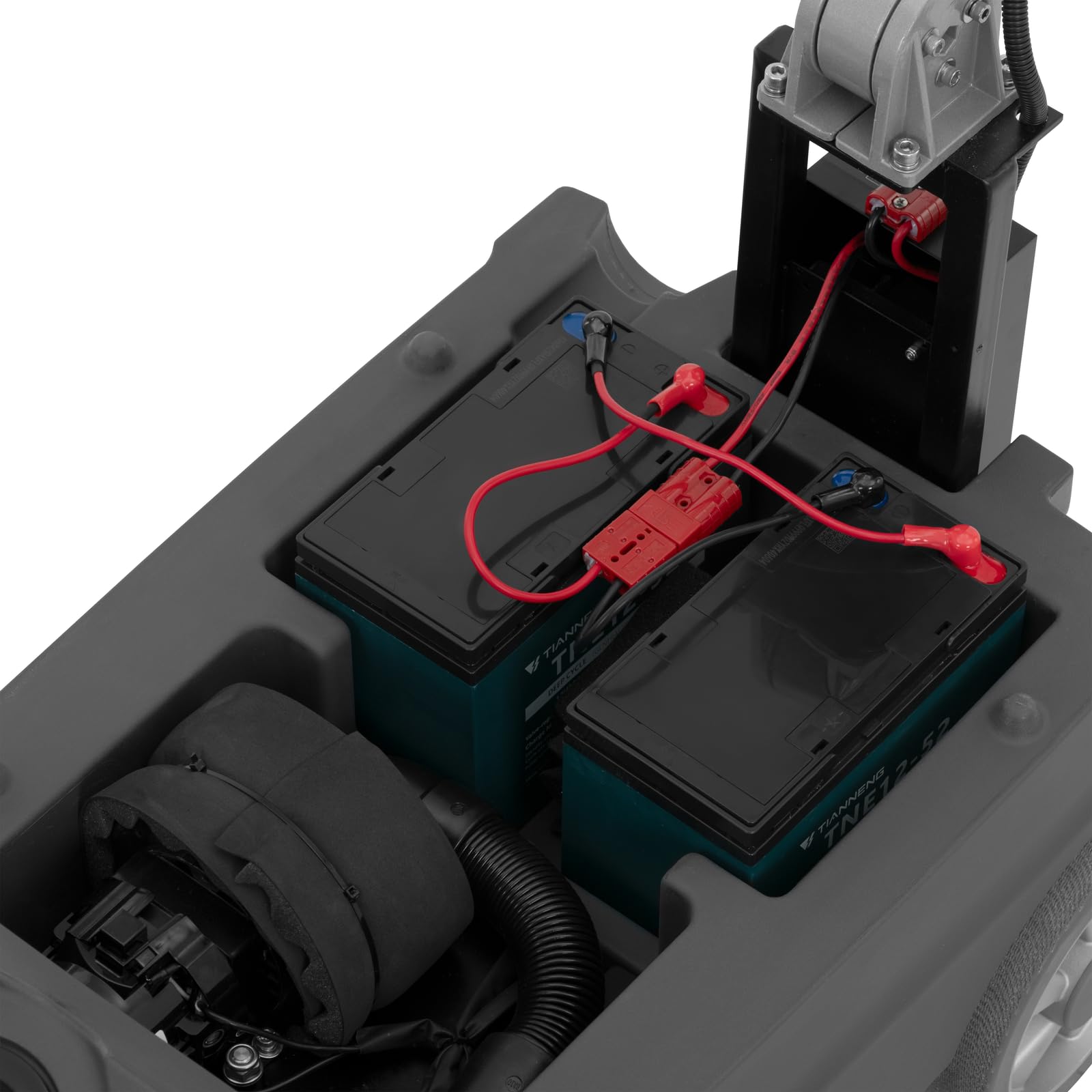Akku-Scheuersaugmaschine 40 cm 2200 m²/h 500 + 550 W 160 U/min 3 h Betriebsdauer Reinigungsmaschine Scheuermaschine Schrubbmaschine