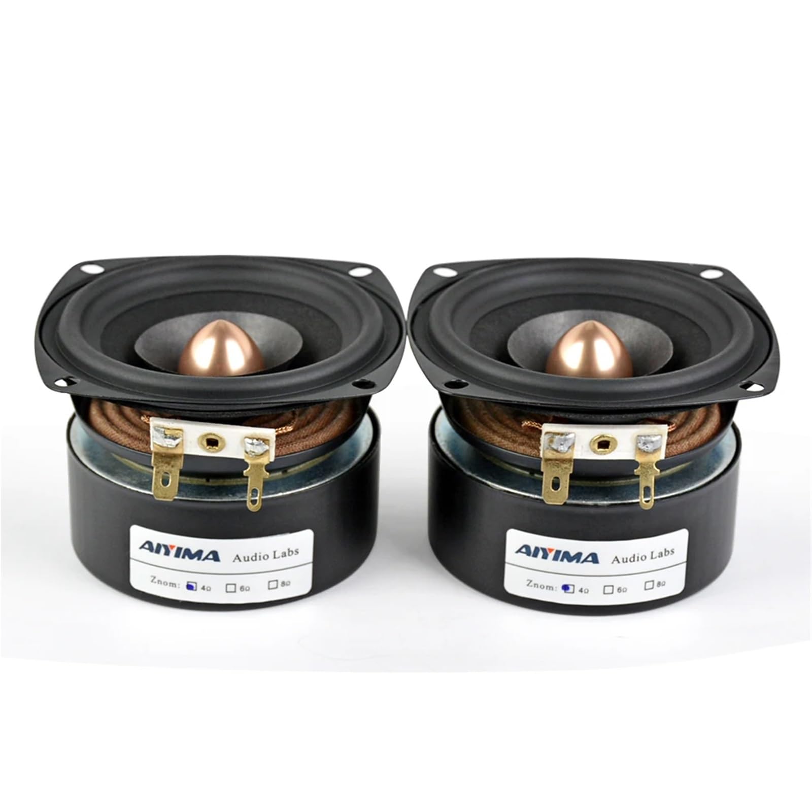 2 szt. 8 cali, 4 omów, 8 omów, 15 W, pełny zakres dźwięku, głośnik HIFI, pocisk wysoki, średni zasięg, głośnik basowy DIY (głośnik 4 omy, 15 W)