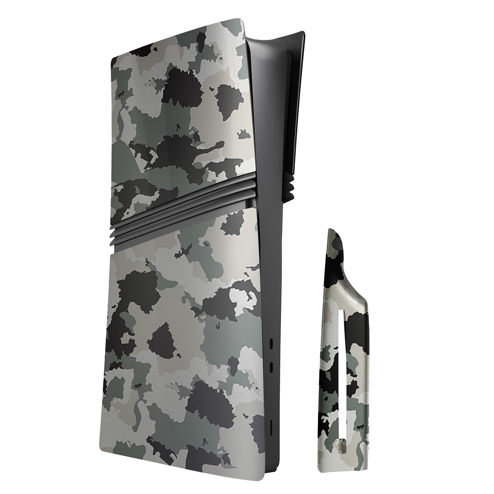 Carcasa para consola digital PS5 PRO versión ventilada para unidad óptica PS5 PRO, carcasa protectora de color camuflaje (versión de unidad óptica)