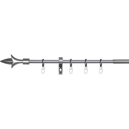 Tringle à Rideaux Extensible ONDECO - Noir 120-210 Cm - Assombrissement Total De La Pièce