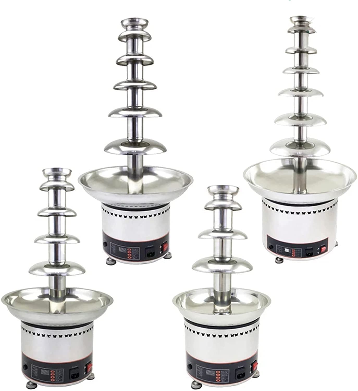 Fontana Di Cioccolato Elettrica Retrò 110V – Acciaio Inox SS304, 250W, Nuova - Foto 3