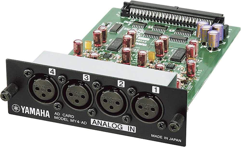Yamaha 4 Channel Analog Input Card For 01V