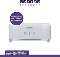 Vista 3 de KitchenCraft LOVELLO LOVBBWHT - Panera texturizada (16.5 x 8.7 x 7.1 in), color blanco