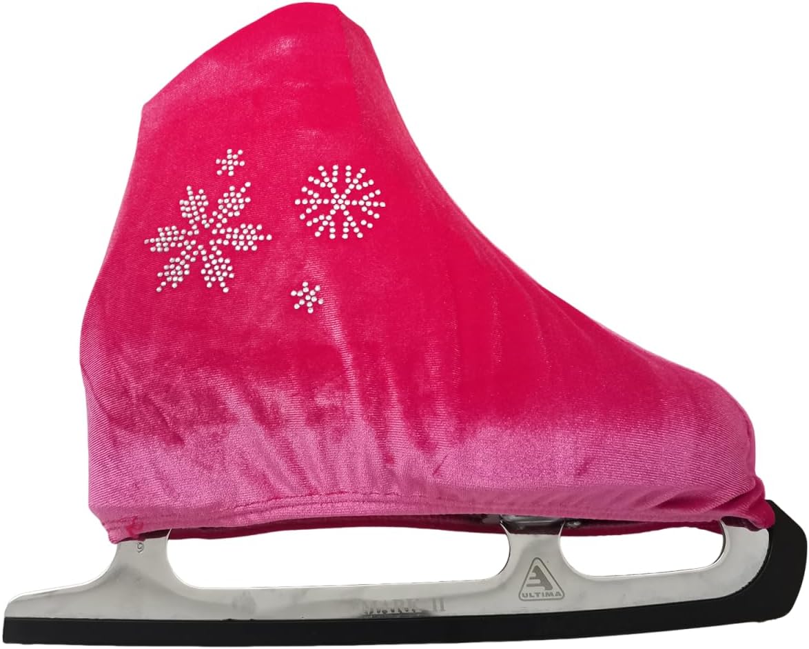 Velvet Ice Skating Boot Covers Premium Protection for Hockey and Figure Skates Available in Colors and Sizes
