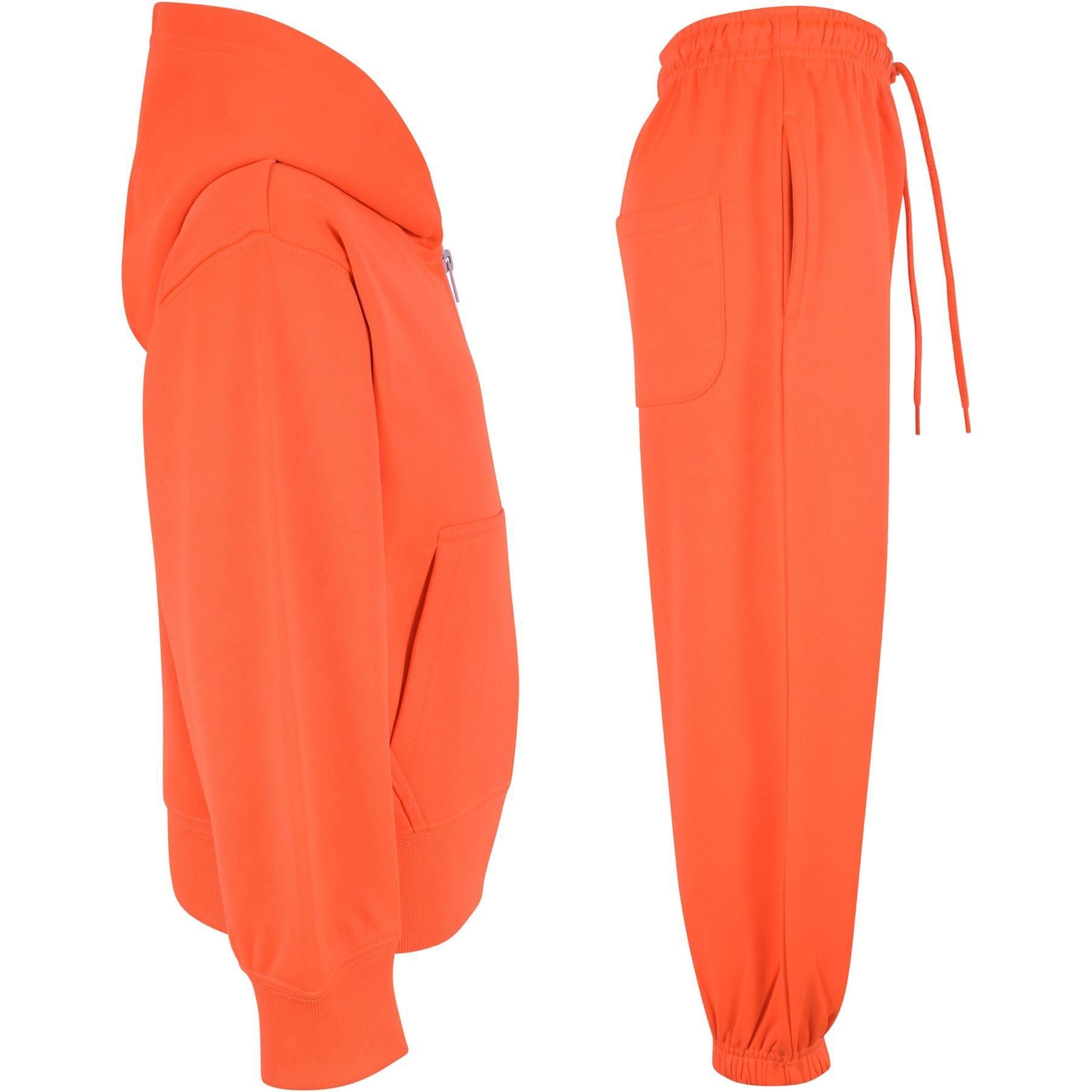 A2Z 4 Kids Ragazze Ragazzi Solido Tuta Felpa Con Cappuccio Con Joggers Pantaloni Della Tuta Sportivo Activewear Set Bambini Per Ragazze Ragazzi Età 2-13 Anni