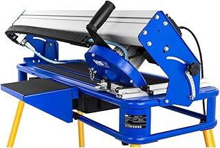 MSW Coupe-Carreaux Électrique À Eau Coupe Coupeur Carrelage T-SAW200G (800 W, 2.950 tr/mn, Profondeur jusqu'à 32 mm, Réglage précis de profondeur/l'angle, incl. 2 disques diamantés)